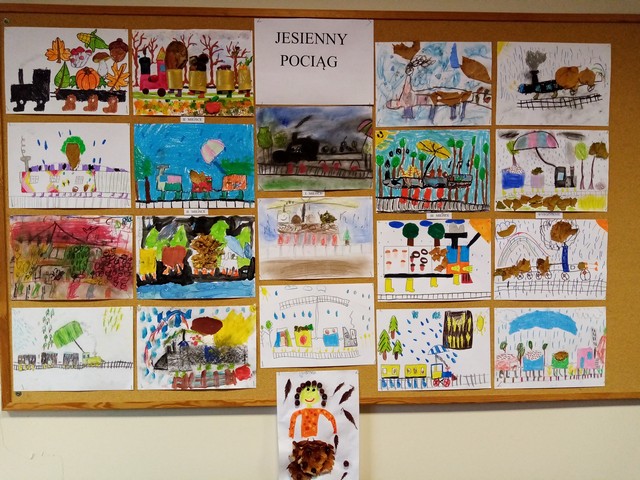Gazetka z pracami dzieci