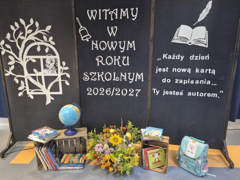 Dekoracja z okazji rozpoczęcia roku szkolnego